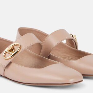 Valentino Garavani VLogo Locker Mary Jane flats size 38 1/2 (US 8.5)